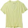 Free People - Nina Tee V - Women's - Lemon Water