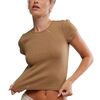 Free People - Wait A Minute Baby T-Shirt - Women's - Antique Bronze