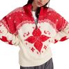 Free People - Mythical Sweater - Women's - Vanilla Scarlet Comb