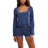 Free People - Spring Break Sleep Set - Women's - Blue Crown