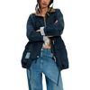 Free People - Captains Jacket - Women's - Navy Combo