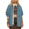 Free People - Lemon Denim Jacket - Women's - Berry Blues
