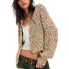 Free People - Flea Market Cardigan - Women's - Neon Sand Combo