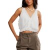 Free People - Celeste Tank Top - Women's - Clean Ivory