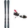 Head USA - Kore X 80 Ski + Prd 12 Binding - Anth/Rd,M.Bk/M.Wh/Fla.Rd