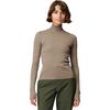 Hikerkind - Ribbed Merino Turtleneck 02 - Women's - Morel