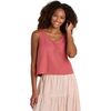 Toad&Co - Taj Hemp Button Back Tank Top II - Women's - Dusty Cedar