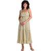 Toad&Co - Taj Hemp Tiered Midi Sleeveless Dress - Women's - Barley Railroad Stripe