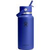 Hydro Flask - 32oz Wide Mouth Flex Straw Water Bottle - Capri Blue