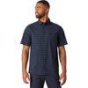 Helly Hansen - Fjord QD 2.0 Short-Sleeve Shirt - Men's - Navy Vika Micro Plaid