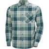 Helly Hansen - Aker Flannel Long-Sleeve Shirt - Men's - Dark Creek Cascade Plaid