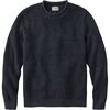 L.L.Bean - Bean's Organic Waffle Rollneck Crew Sweater - Men's - Faded Black