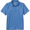 L.L.Bean - Comfort Stretch Perf Party SS Print Reg Polo Shirt - Men's - Deep Blue Shells