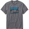 L.L.Bean - Everyday SunSmart Short-Sleeve Reg Graphic Shirt - Men's - Gray Heather/Outdoor
