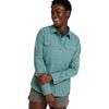 L.L.Bean - No Fly Zone Plaid Explorer Long-Sleeve Shirt - Women's - Storm Teal