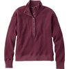 L.L.Bean - Sunwashed Waffle Mockneck Henley - Women's - Fig