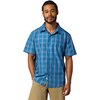 Marmot - AirExchange Short-Sleeve Shirt - Men's - Nautical Blue Ranger Plaid