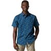 Dark Caspian Micro Sun Dot Print