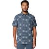 Moon Blue Ikat Jacquard