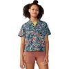 Dark Zinc Floral Print