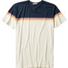 Navy Blocking Warm Stripe