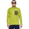 Norrona - Femund Warm1 Half-Zip - Men's - Golden Lime/Olive Night