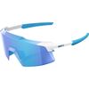 Matte White HiPER Blue Mirror Lens