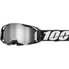 100% - Armatic Goggle - Black/Mirror Silver Flash Lens