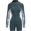 O'Neill - Bahia 2/1mm Back-Zip Long-Sleeve Springsuit - Women's - Shade/Palmtrop/Fdenim
