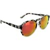 Crystal Gray/Polarized Smoke Lens Red Mirror