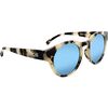 Matte Beige Marble/Smoke Lens Ice Blue Mirror