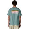 Patagonia - Take a Stand Responsibili-Tee Shirt - Men's - Rainbow Run: Blue Sage