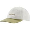 Patagonia - Fitz Roy Icon Trad Cap - Text Logo: Birch White w/Gumtree Green