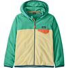 Patagonia - Micro D Snap-T Jacket - Kids' - Buttercup Yellow/Aqua Stone