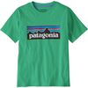 Patagonia - P-6 Logo T-Shirt - Kids' - Aqua Stone