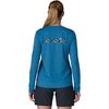 Patagonia - Capilene Cool Daily Trailcheck Long-Sleeve Shirt - Women's - Aquatic Blue/Light Aquatic Blue X-Dye