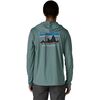 Patagonia - Capilene Cool '73 Skyline Daily Hoodie - Men's - Blue Sage/Light Blue Sage X-Dye