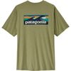 Patagonia - Capilene Cool Boardshort Logo Daily Shirt - Men's - Gumtree Green/Light Gumtree Green X-Dye