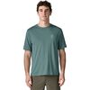 Patagonia - Capilene Cool Water People Sets Daily Shirt - Men's - Blue Sage/Light Blue Sage X-Dye