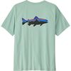 Patagonia - Fitz Roy Trout T-Shirt - Men's - Thin Ice