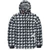 Houndstooth - Black/Snow White