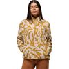 prAna - Tuff Fluff 1/2-Zip Pullover - Women's - Dijon Freestyle