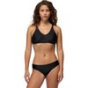 prAna - Mallorca Reversible Bikini Bottom - Women's - Black/Bluff Blue