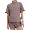 Pruzan - Aerostretch Zip Top - Women's - Twilight Mauve