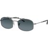Ray-Ban - Rb3719 Polarized Sunglasses - Gunmetal/Blue Gradient Polar
