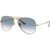 Ray-Ban - Aviator Large Metal Sunglasses - Arista/Clear Gradient Blue
