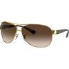 Ray-Ban - RB3386 Sunglasses - Arista/Brown Gradient Dark Brown
