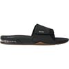 Reef - Fanning Slide Sandal - Men's - Black/Silver
