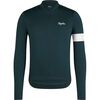 Rapha - Core Thermal Long Sleeve Jersey - Men's - Forest Green/White