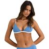 Rhythm - Lola Check Bralette Top - Women's - Blue